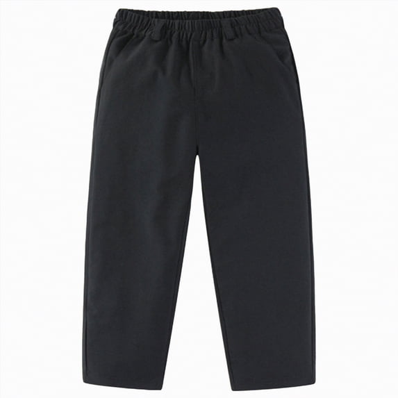 NOLDARES Boys Sweatpants Boys Joggers Athletic Pants with Elastic Waistband for Toddlers and Kids(Black,9-10 Years)