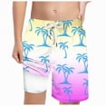 thumbnail image 1 of NOLDARES Boys Swim Trunks Compression Liner Swim Shorts Quick Dry Bathing Suit Swimwear for Holiday(Purple,13-14 Years), 1 of 3