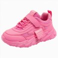 thumbnail image 1 of NOLDARES Breathable Mesh Casual Running Shoe Athletic Sneaker for Toddle Kid Girl and Boy(Hot Pink,2.5), 1 of 9