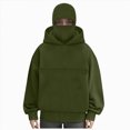 thumbnail image 1 of NOLDARES Cat Pouch Hoodie for Women Kangaroo Pocket Dog Pouch Sweatshirts Pet Carrier Pullover Animal Holder Long Sleeve Tops,AG,L, 1 of 6