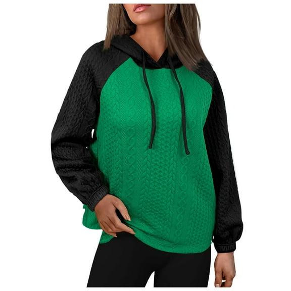 NOLDARES Fall Clothes Womens Hoodies Shirts Hoodies Oversized Sweatshirt Womens Cute Fashion Sweatshirts Sweatshirts for Teen Girls Hoodies(Green,S)