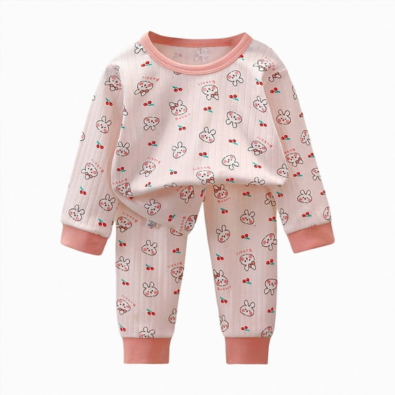 NOLDARES Fall Outfit Toddler Baby Boy 2Pcs Long Sleeve Cute Print Graphic Crewneck T-Shirt Thick Jogger Pants Round Neck Soft Clothes Set Size:3-4 Y,Light Purple