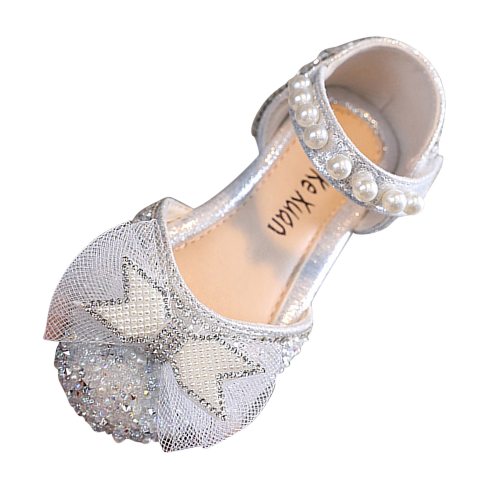 NOLDARES Girls Closed Toe Mary Jane Flat Big Kids School Uniform Dress