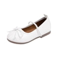 thumbnail image 1 of NOLDARES Girls School Uniform Shoes Mary Jane Flats,Low Heel Princess Hook and Loop Dress Shoes for School Party Wedding(White,13), 1 of 9