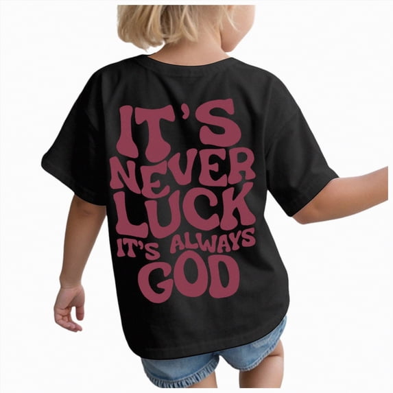 NOLDARES Girls Short Sleeve T Shirts Athletic Crewneck Basic Tees for Kids(Black,2-3 Years)