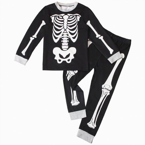 NOLDARES Infant Baby Boy Halloween Outfit Long Sleeve Funny Pumpkin Shirts Pant Set Toddler Fall Clothes(White,8-9 Y)