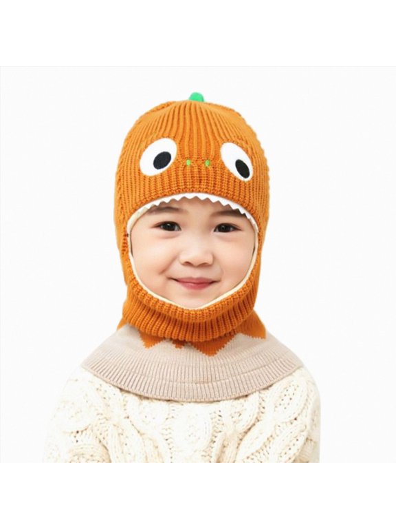 Kids Balaclava Face Mask Winter Ski Mask Hat Hooded Scarf Windproof Hat for Boy Girl,One Size