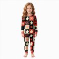 thumbnail image 1 of NOLDARES Kids Halloween Clothes for Boys Girls 2 Piece Toddler Pumpkin Clothes Cotton Kids Ghost Outfit Sleepwear Cotton Warm Winter Jammies(Red,5-6 Y), 1 of 9