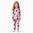 thumbnail image 1 of NOLDARES Kids Pajamas For Gils Sleepwear Toddler Clothes Halloween Funny Prints Outfit, 1 of 8