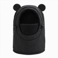 thumbnail image 1 of NOLDARES Kids Ski Mask for Boys Girls,Balaclava Fleece Winter Face Mask Hat for Kids Toddler, Warm Hood Neck Scarf(K109-Black), 1 of 9