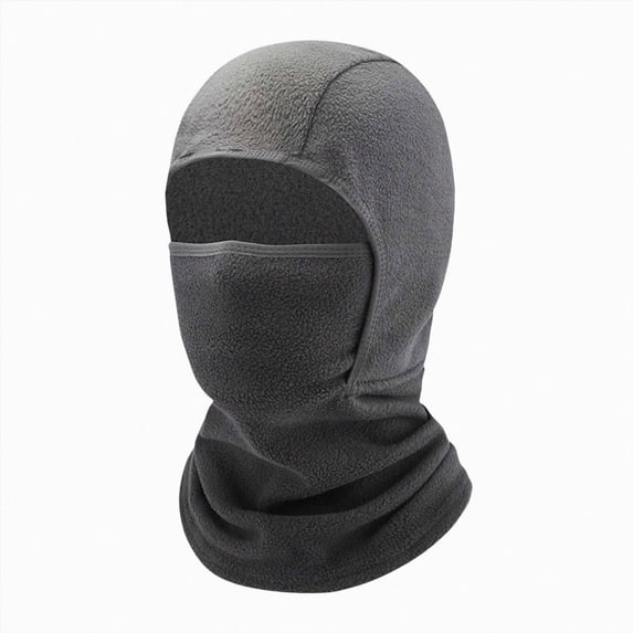 NOLDARES Kids Winter Balaclava Fleece Hats Children's Ski Mask Boys Girls Windproof Warm Adjustable Fleece Lined Hood with Ear Flaps(K147-Dark Gray)