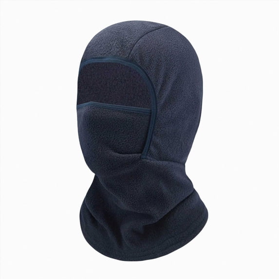 NOLDARES Kids Winter Balaclava Fleece Hats Children's Ski Mask Boys Girls Windproof Warm Adjustable Fleece Lined Hood with Ear Flaps(K147-Navy)