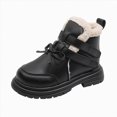 thumbnail image 1 of NOLDARES Kids Winter Snow Boots Waterproof Outdoor Warm Fleece Lined Shoes(Toddler/Little Kids/Big Kids),Y152-Black, 1 of 8