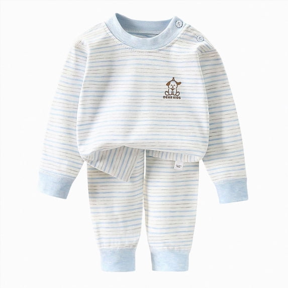 NOLDARES Little Boys Pajamas 2 Pieces Long Set Cotton Sleepwear Kids Excavator Pjs Toddler Winter Clothes 6-12 Months 12-24 Months 2t 3t 4t 5t 6t 7t 8t 9t Children,Blue,100