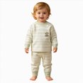 thumbnail image 1 of NOLDARES Little Boys Pajamas 2 Pieces Long Set Cotton Sleepwear Kids Excavator Pjs Toddler Winter Clothes 6-12 Months 12-24 Months 2t 3t 4t 5t 6t 7t 8t 9t Children,Green,90, 1 of 8
