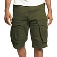 thumbnail image 1 of NOLDARES Men's 5 inch Inseam Shorts Pull-On Relaxed Fit Comfort Stretch Short Shorts with Pocket(AG,L), 1 of 5