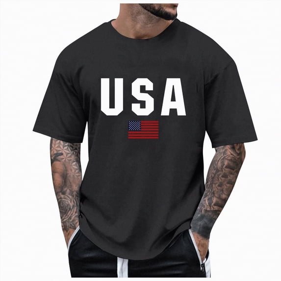NOLDARES Men's Crewneck Short Sleeve Graphic Tees Perfect for Summer Beach Getaways(Black,3XL)