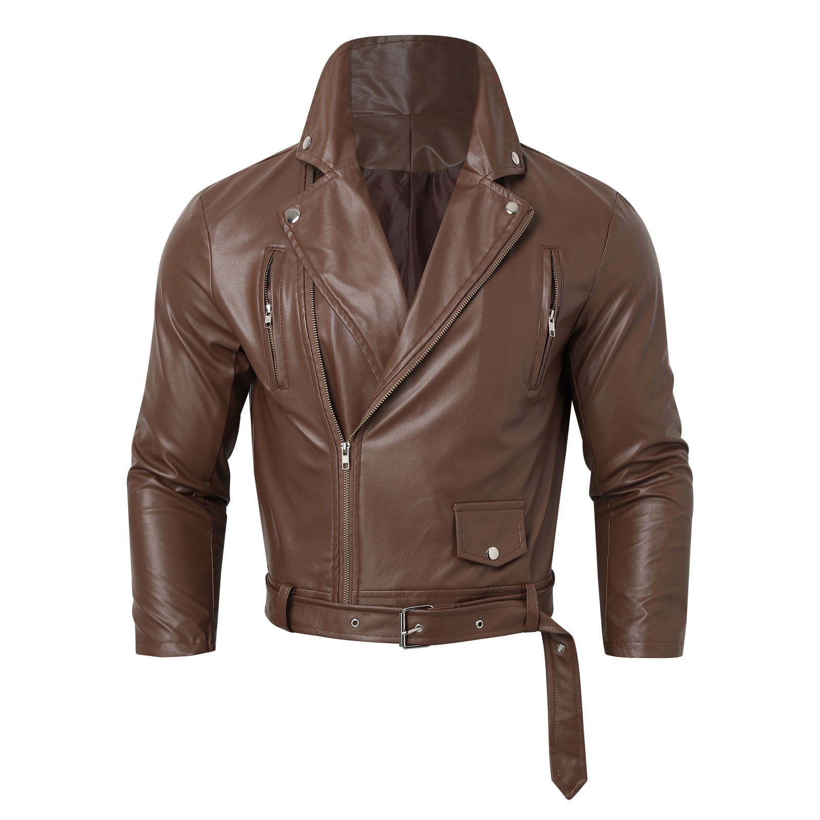 Unik International Mens Ultra Leather Jacket - Walmart.com