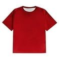 thumbnail image 1 of NOLDARES Mens Big and Tall Fashion Short Sleeve Tshirts Workout Oversize Pullover Solid Color Casual Tees(Red,7XL), 1 of 5