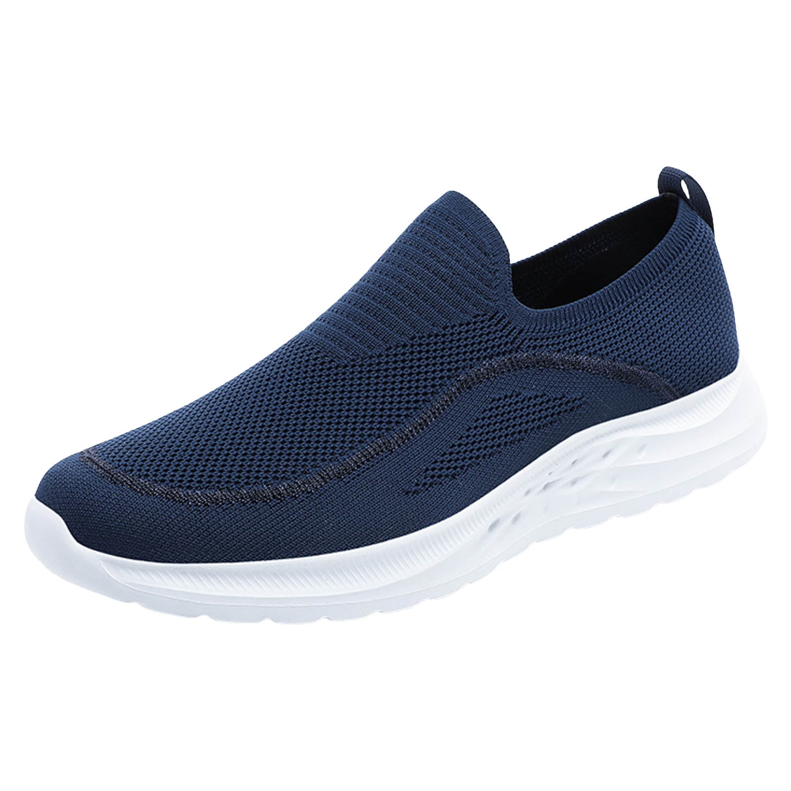NOLDARES Mens Hands Free Walking Shoes Slip on Sneakers 