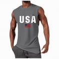 thumbnail image 1 of NOLDARES Mens Lightweight Sleeveless Tank Tops Gym Muscle Shirts for Outdoor Training Casual Daily(Grey,S), 1 of 5