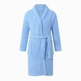 thumbnail image 1 of NOLDARES Mens Robe Cotton Bathrobe Soft Terry Cloth Towel Bath Robe for Men(Sky Blue,One Size), 1 of 9
