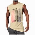 thumbnail image 1 of NOLDARES Mens Summer Outdoor Tank Tops Sleeveless Gym Muscle Shirts for Workout Beach Casual Training Summer outdoor(Beige,XXL), 1 of 5