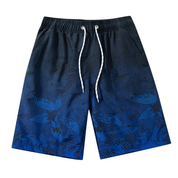 NOLDARES Mens Swim Trunks Board Shorts Inseam Swimsuit Trunks Quick Dry Beach Shorts Swimwear Bathing Suit(Dark Blue,3XL)