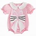 thumbnail image 1 of NOLDARES Soft Cotton Bow Tank Top Baby Girl Undershirts – One-Piece Toddler Bodysuit for Infant Toddlers(B1-Red,6-12 Months), 1 of 7