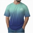 thumbnail image 1 of NOLDARES Summer Men's Graphic Print Crewneck Tees Short Sleeve Beach Vacation T-Shirts(Blue,XL), 1 of 5