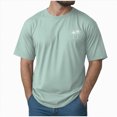 thumbnail image 1 of NOLDARES Summer Men's Graphic Print Crewneck Tees Short Sleeve Beach Vacation T-Shirts(Light Green,M), 1 of 5