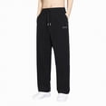 thumbnail image 1 of NOLDARES Sweatpants for Men Fleece Open Bottom Wide Leg Casual Baggy Pants Fashion Elastic Waisted Drawstring Workout Joggers with Pockets(Black,2XL), 1 of 8