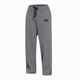 thumbnail image 1 of NOLDARES Sweatpants for Men Fleece Open Bottom Wide Leg Casual Baggy Pants Fashion Elastic Waisted Drawstring Workout Joggers with Pockets(Grey,XL), 1 of 5