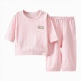 thumbnail image 1 of NOLDARES Toddler Baby Boy Pajamas Set Fall Winter Outfits Long Sleeve Dinosaur Sweatshirts Tops+Pants Set 2 Piece 6-12 Months 12-24 Months 2t 3t 4t 5t 6t 7t 8t 9t Children,Pink,2-3 Y, 1 of 4