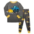 thumbnail image 1 of NOLDARES Toddler Baby Girl Clothes Fall Outfits Print Long Sleeve Sweatshirt Tops + Pants Set(Dark Gray,8-9 Y), 1 of 5