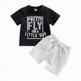 thumbnail image 1 of NOLDARES Toddler Boy Summer Clothes Set Short Sleeve Pocket Tee Cotton Shorts Play Outfit Blazer,6-12 M, 1 of 6