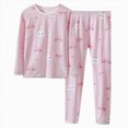 thumbnail image 1 of NOLDARES Toddler Boys Fall Outfits Cute Print Long Sleeve Pullover Top Elastic Waist Joggers Soft Clothes 2 Piece Set Size:2-3 Y,Pink, 1 of 6
