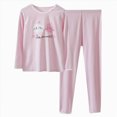 thumbnail image 1 of NOLDARES Toddler Boys Fall Outfits Cute Print Long Sleeve Pullover Top Elastic Waist Joggers Soft Clothes 2 Piece Set Size:5-6 Y,Purple, 1 of 8