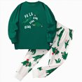thumbnail image 1 of NOLDARES Toddler Girl Boy Christmas Pajamas Sets Long Sleeve Pajamas Baby Girl Boys Clothes PJs Two Piece Kids Jammies,5-6 Y, 1 of 8