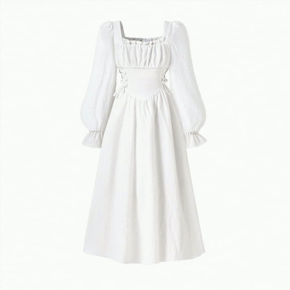 NOLDARES Toddler Girl Long Sleeve Swimsuit Beach Dress Cute Cover Ups Ruffle Bathing Suit Cover Up Kimono Kids Swimwear(White,7-8 Years)