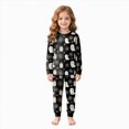 thumbnail image 1 of NOLDARES Toddler Girls Boys Halloween Skeleton Pajamas Sets Kids Cute Pumpkin Sleepwear Boys Halloween Ghost 2 Pcs PJS(Beige,2-3 Y), 1 of 9