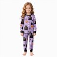 thumbnail image 1 of NOLDARES Toddler Girls Halloween Funny Prints Pajamas Pjs for Girl Jammies Little Kids Sleepwear Clothes Sets, 1 of 8
