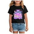 thumbnail image 1 of NOLDARES Toddler Halloween Shirt Ghouls T-Shirt Kids Spooky Shirt Boys Girls Halloween Graphic Short Sleeve Tee Tops(Black,12-13 Years), 1 of 5