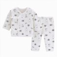 thumbnail image 1 of NOLDARES Toddler Kids Boys Pjs 2Pcs Pajama Set Long Sleeve Print Top with Pants Soft Cotton Sleepwear Little Boys 6-24 Months 2t 3t 4t 5t 6t 7t 8t 9t Children,Grey,6-9 M, 1 of 7