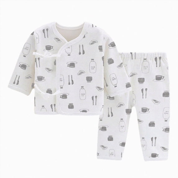 NOLDARES Toddler Kids Boys Pjs 2Pcs Pajama Set Long Sleeve Print Top with Pants Soft Cotton Sleepwear Little Boys 6-24 Months 2t 3t 4t 5t 6t 7t 8t 9t Children,Grey,6-9 M
