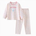 thumbnail image 1 of NOLDARES Toddler Pajamas Boys Pyjamas 2pcs Long Sleeves Pjs Sets for Kids Fall Winter Sleepwears 6-12 Months 12-24 Months 2t 3t 4t 5t 6t 7t 8t 9t Children,Pink,4-5 Y, 1 of 4