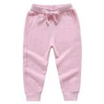thumbnail image 1 of NOLDARES Toddler Pants for Boys Cotton Lightweight Athletic Jogger Pants Toddler Boy Pull-On Active Sweatpants(Pink,7-8 Years), 1 of 4
