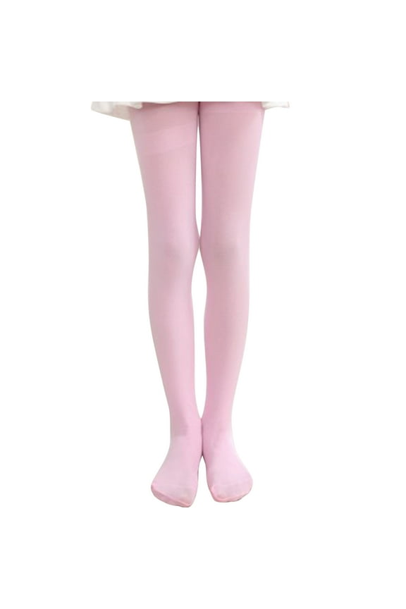 Winter Tights for Girls Stockings Warm Fleece Lined Footed Leggings High Waist Pantyhose,RD1,2-4 Years