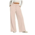 thumbnail image 1 of NOLDARES Women's Baggy Sweatpants with Pockets, Wide Leg Yoga Pants Cozy Lounge Pants Casual Loose Jogger(Beige,M), 1 of 6