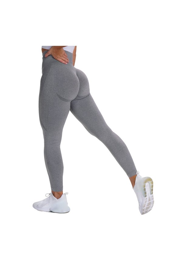 Yoga Leggings for Women Butt Lifting Yoga Pants High Waisted Tummy Control Gym Leggings Workout(Dark Gray,M)